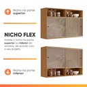 Ver imagem 6 de Armário de Cozinha Completa 10 Portas 3 Gavetas 100% MDF Reflecta Clara