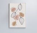 Ver imagem 1 de Quadro Abstrato Folhas - 120x80 Cm - Tecido Canvas