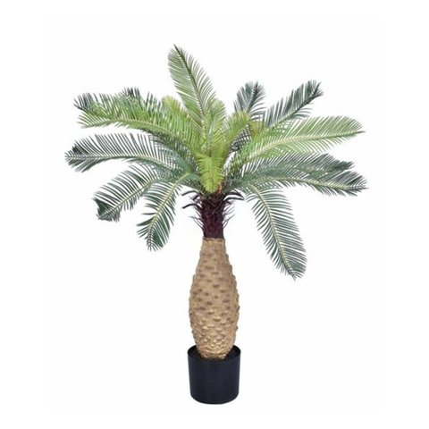 Planta Artificial Palmeira Cica com Vaso 89cm