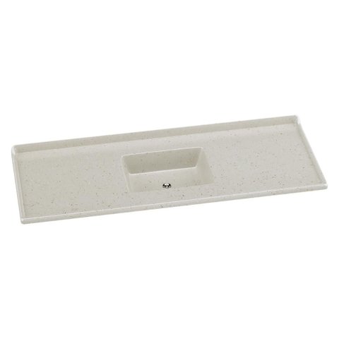 Pia de Cozinha Mármore Sintético 150x55cm Multimóveis CR20481  