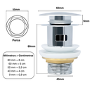 Ver imagem 5 de Cuba Sobrepor Porcelana Retangular C/ Válvula Click Mx218