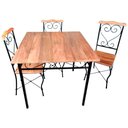 Ver imagem 1 de Mesa Jantar Bistrô 2 Lugares Tamanho 50x50 Cm
