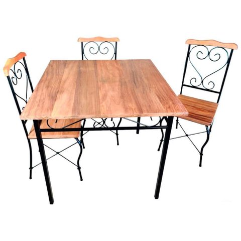 Mesa Jantar Bistrô 2 Lugares Tamanho 50x50 Cm