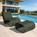 Ver imagem 1 de Conjunto 1 Poltrona e 1 Puff Ibiza Verde
