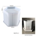 Ver imagem 1 de Cilindro vaso de flores argila molde de silicone diy artesanal uv resina cola epoxy molde para - W03