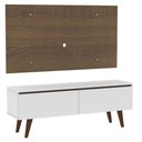 Ver imagem 7 de Rack Madesa Le Mans e Painel para TV até 55 Polegadas 2 Portas Branco/Rustic Cor:Branco/Rustic