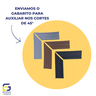 Moldura Roda Meio Eva Autocolante Marte 3,5cmx5mm 10 Metros - Marrom - 4
