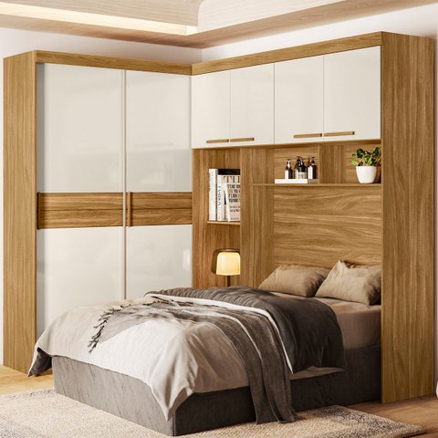 Guarda-roupa Modulado Florença 6 Portas - Mdf - Moval