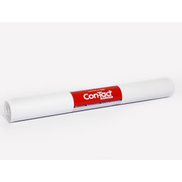 Papel De Parede Adesivo Contact Branco Fosco Envelopamento Móveis Geladeira Vinil 10mts x 45cm - 4
