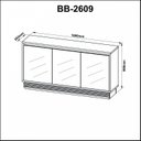 Ver imagem 6 de Balcão Buffet com Espelho Tecnomobili Bege/Marrom