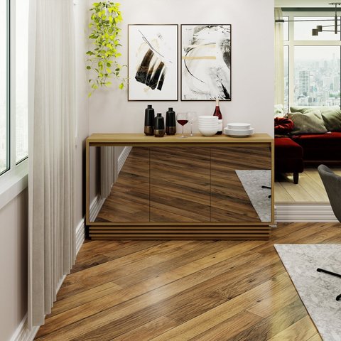 Balcão Buffet com Espelho Tecnomobili