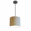 Ver imagem 1 de Lustre Luminária Pendente Vivare Free Lux Pe-4105pr Cúpula em Tecido 20x22cm