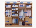 Ver imagem 3 de Guarda Roupa Daymond 8 Portas Ripado 100%MDF D Doro Móveis