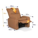 Ver imagem 3 de Poltrona do Papai Reclinável Copenhagen Corino