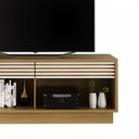 Ver imagem 4 de Rack Moderno para TV até 42 Polegadas 150cm Sala de Estar Bege