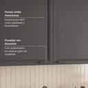 Ver imagem 5 de Armário Aéreo Duplo 120cm Soho CabeCasa MadeiraOriginals Branco/Grafite