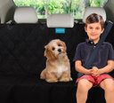Ver imagem 4 de Capa Pet Protetora de Banco Traseiro Impermeável Cor: Preto
