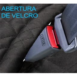 Capa Pet Protetora de Banco Traseiro Impermeável Cor: Preto - 7
