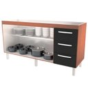 Ver imagem 5 de Balcao sem Tampo para Pia 150cm 9130 Savana Preto Mobbs