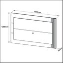 Ver imagem 3 de Painel para TV até 65 Polegadas 180CMX120CM Bege