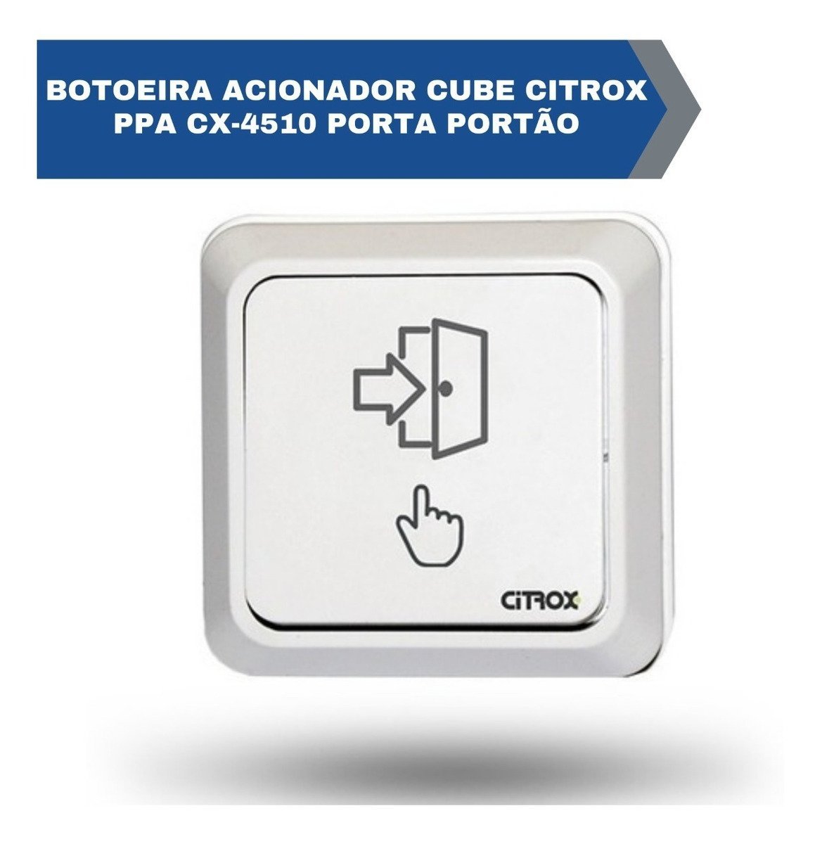 Botoeira Pvc Cube Contato Na/nf De Sobrepor - 1