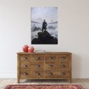 Ver imagem 5 de Quadro Decorativo Tela Canvas Conceito Caminhante Sobre o Mar de Névoa - Caspar Friedrich - 180x135 