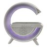 Caixa de Som Luminaria G Rgb Bluetooth Carregador Induçao Celular Usb Radio Fm Speaker Amplificador - 10