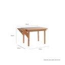 Ver imagem 6 de Mesa com 2 Cadeiras Infantil Alecrim em Madeira Amêndoa