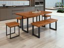 Ver imagem 1 de Conjunto Área Gourmet 8 Lugares 2,0x0,90m Capri Paonanda