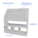 Ver imagem 4 de Organizador Livreiro Infantil Henri 100% Mdf (brinquedos Livros) Woodcore