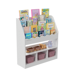 Organizador Livreiro Infantil Henri 100% Mdf (brinquedos Livros) Woodcore - 2