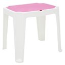 Ver imagem 3 de Mesa Infantil Versa em Polipropileno Rosa e Branco