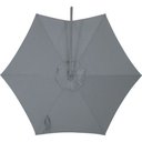 Ver imagem 6 de Ombrelone Bel Veneza Guarda Sol Suspenso Cinza 3m com Base em Cruz P/ Apoio de Contrapeso:cinza
