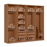 Guarda Roupa Casal Grande 8 Portas Ele Ela 100 Mdf Santos Andira - 3