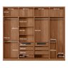 Guarda Roupa Casal Grande 8 Portas Ele Ela 100 Mdf Santos Andira - 6