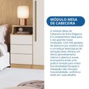 Ver imagem 6 de Mesa de Cabeceira 3 Gavetas Elegance Marrom