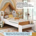 Ver imagem 5 de Escrivaninha Infantil Montessoriana Casinha 100% MDF Petra Espresso Móveis Branco/Brilho/Amêndoa
