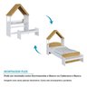 Escrivaninha Infantil Montessoriana Casinha 100% Mdf Petra Espresso Móveis - 4