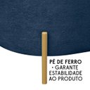 Ver imagem 3 de Puff Recamier Orgânico Maitê 1mt Quarto Loja Bouclê Azul Marinho