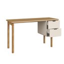 Ver imagem 3 de Escrivaninha 2 Gavetas 136cm Orgânica Pé Madeira Aura Artesano | Hanover/offwhite - Artesano Home