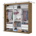 Ver imagem 5 de Guarda-Roupa Casal Isabela 3 Portas de Correr com Espelho 4 Gavetas - Carioca Móveis