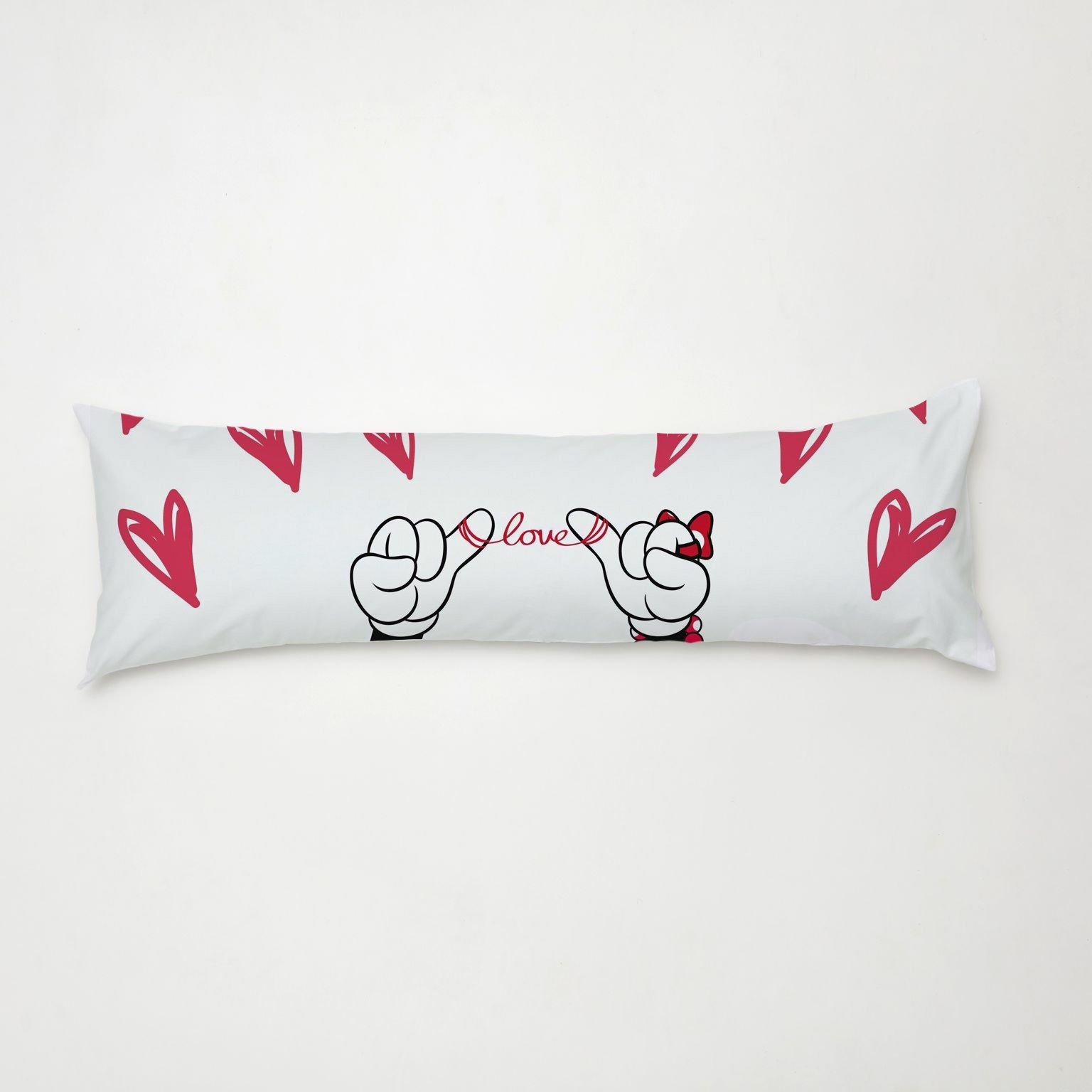 Xuxão travesseiro comprido fronha com zíper fibra siliconada boa noite de sono - 2