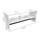 Ver imagem 2 de CABIDEIRO EXPOSITOR LOJA M125.2021.B (CLOSET, PRATELEIRA) MUNDI MOVEIS