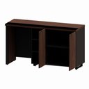 Ver imagem 4 de Aparador Frigobar Embutir Esquerdo Armário 2 Portas com Pés em Metal Corporate