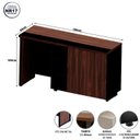 Ver imagem 3 de Aparador Frigobar Embutir Esquerdo Armário 2 Portas com Pés em Metal Corporate