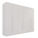 Ver imagem 1 de Guarda Roupa Casal 6 Portas 6 Gavetas Gramado 100% Mdf Valverde Moveis Branco