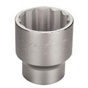 Ver imagem 1 de Soquete Estriado em Aço Cromo Vanádio 55 Mm - Encaixe 3/4 Tramontina