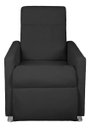 Ver imagem 4 de Poltrona Cadeira do Papai Reclinável Confortavel Veludo:Preto/Liso