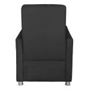 Ver mais imagens de Poltrona Cadeira do Papai Reclinável Confortavel Veludo:Preto/Liso