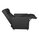 Ver imagem 7 de Poltrona Cadeira do Papai Reclinável Confortavel Veludo:Preto/Liso